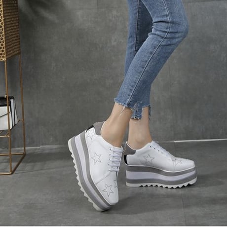 【本革】platform star shoes