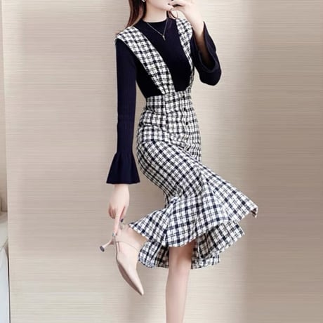tweed mermaid skirt