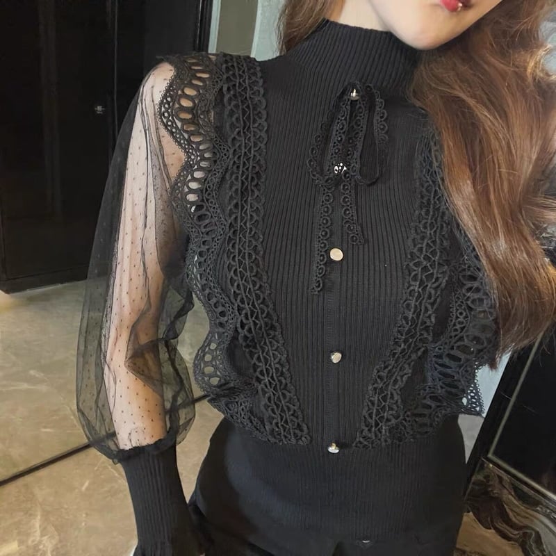 シースルー ドット トップス | BrillantSelect Store