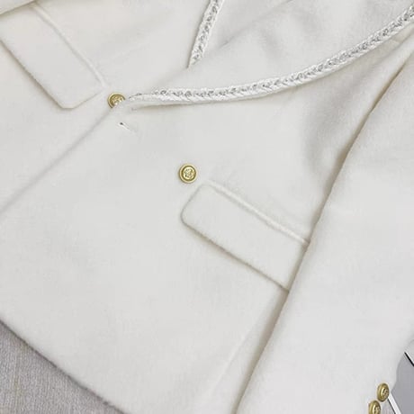 gold button jacket