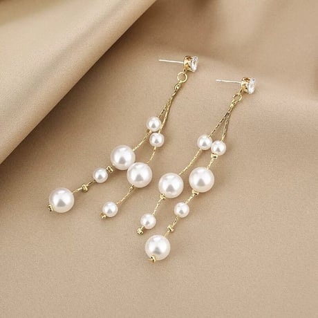 【即納】pearl earring