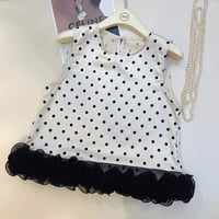 dot sleeveless tops