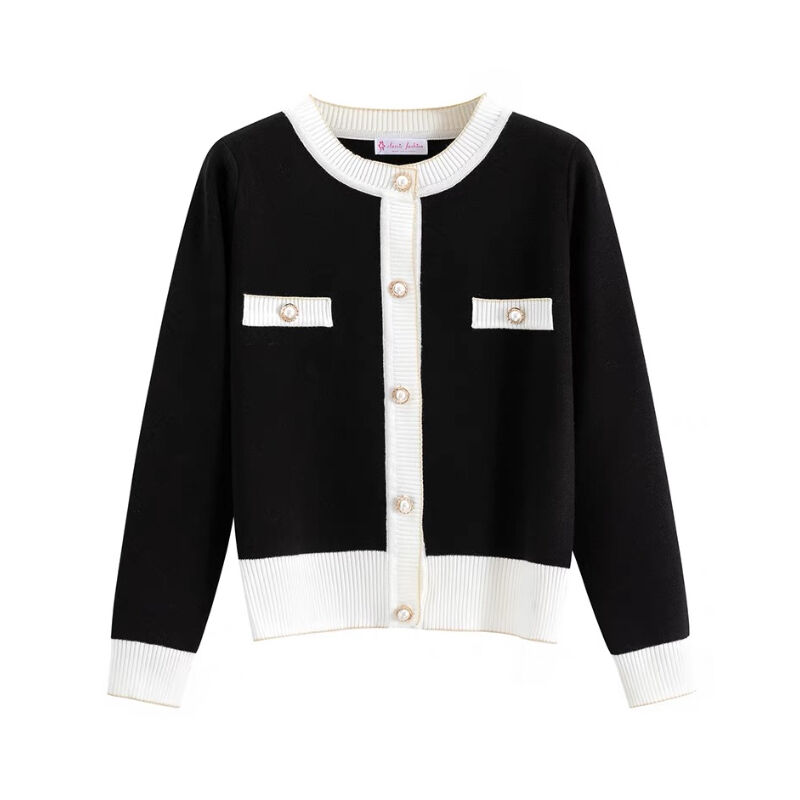 カーディガン Bicolor Knit Cardigan HeRIN.CYE カーディガン Bicolor knit cardigan バイカラーニット