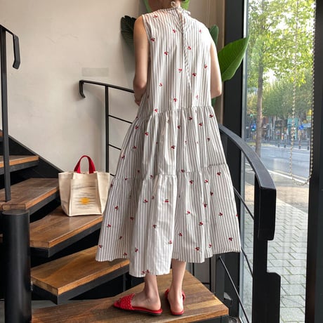 Cherry pattern dress