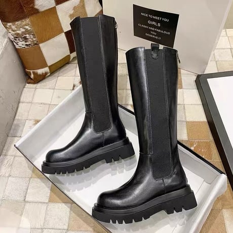 side goa long boots