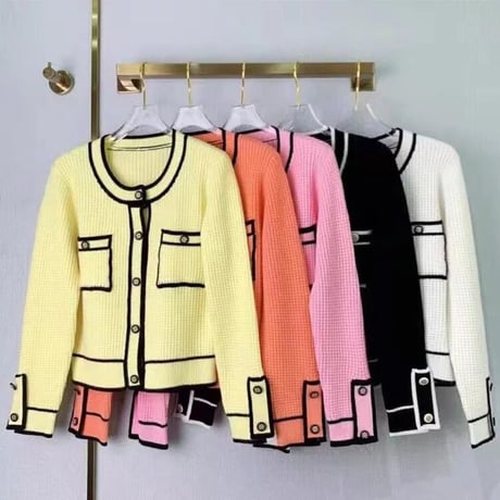 bicolor cardigan