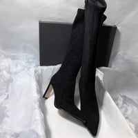 suède long boots