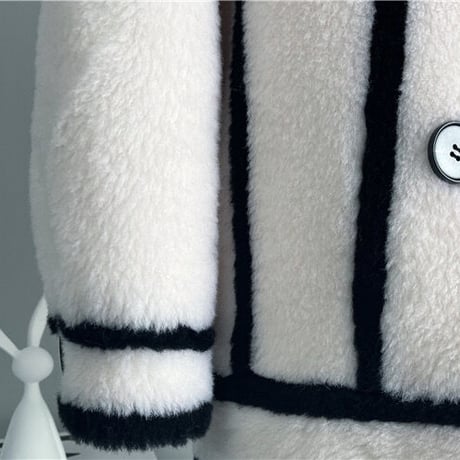 【ウール】bi-color short coat