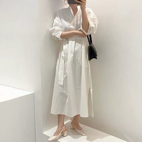 シャツワンピース