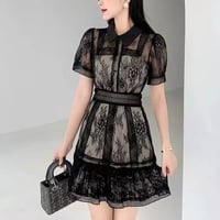 see-through lace mini onepiece