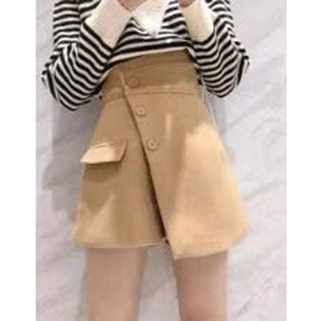 ハイウエスト ショートパンツ
