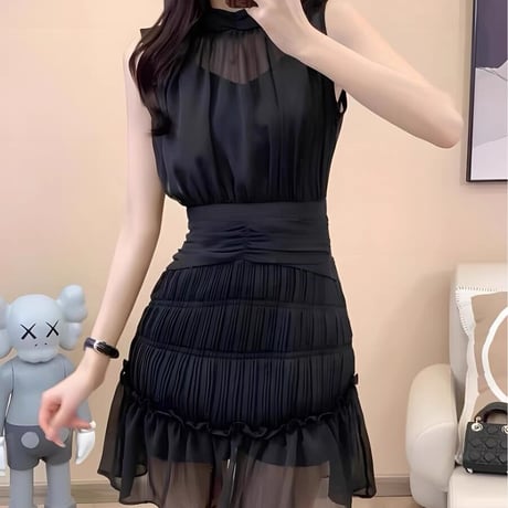 chiffon mini onepiece