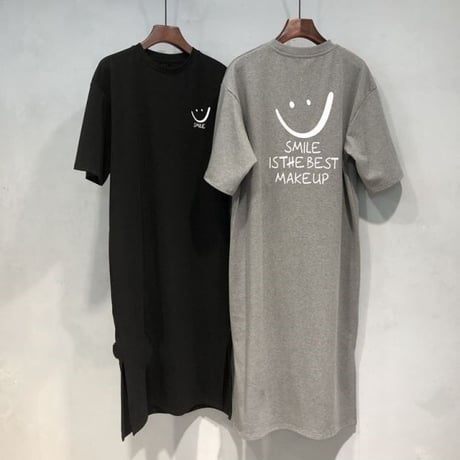 スマイリーtシャツワンピース