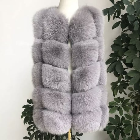 fox fur vest