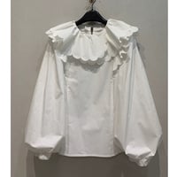 scallop blouse