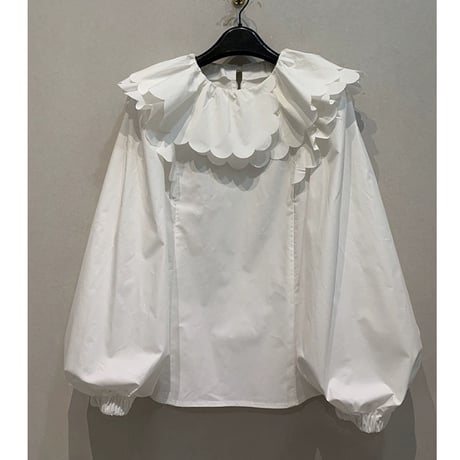 scallop blouse