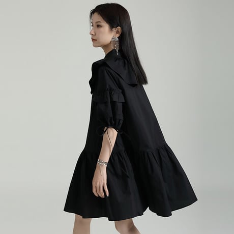 frill blouse onepiece