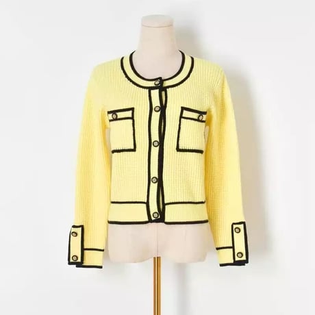 bicolor cardigan