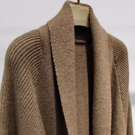 fox fur cardigan
