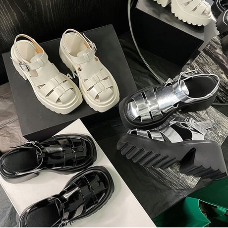 【牛革】platform グリカ sandal