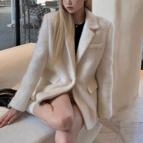 gold button jacket