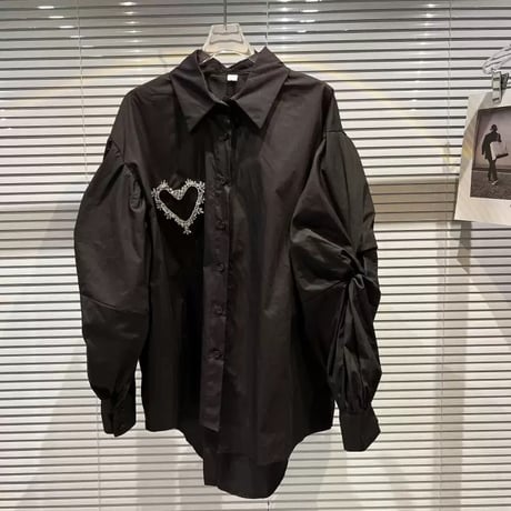 heart bijou blouse