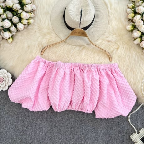 off shoulder short tops