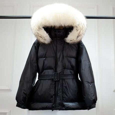 real fur down jacket