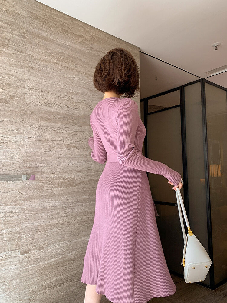 イチゴの穴あきニットワンピース 見本 イチゴの穴あきニットワンピース見本