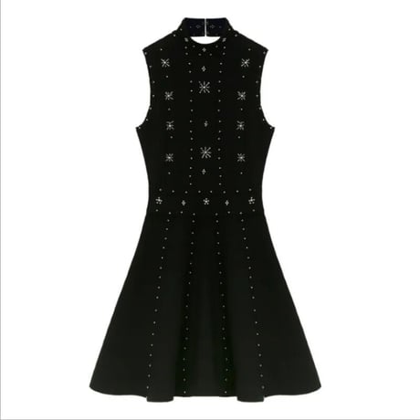 sleeveless bijou onepiece