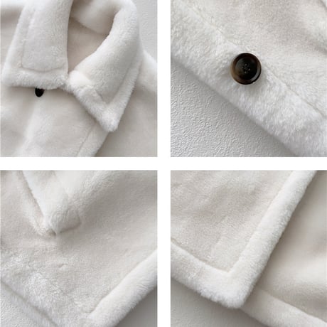 【ウール100%】poncho coat