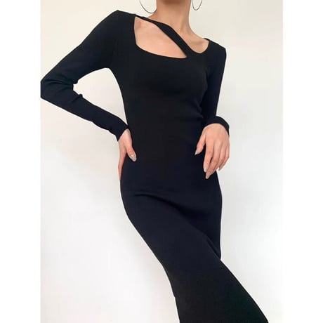 design  knit tight onepiece