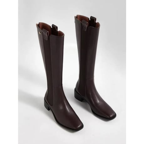 flower point long boots