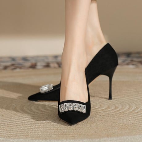 【選べるヒール】bijou pumps 5cm