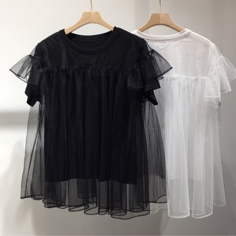 tulle  t-shirt