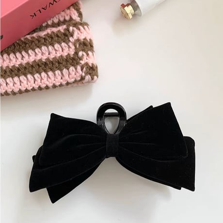 【即納】ribbon ヘアクリップ