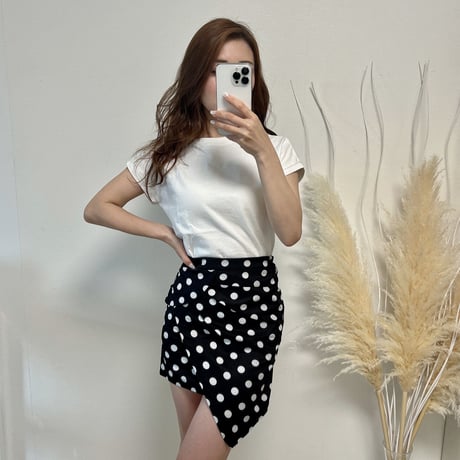Acimentary dot skirt
