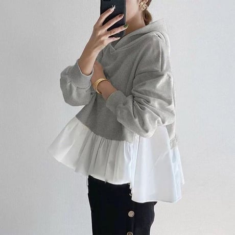 【即納】 peplum parker