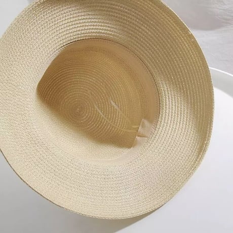 ribbon straw hat
