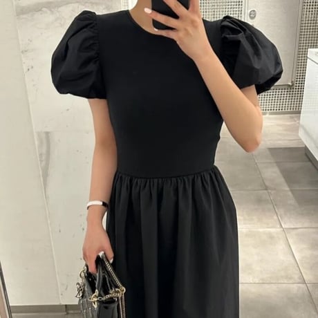 puff sleeve onepiece