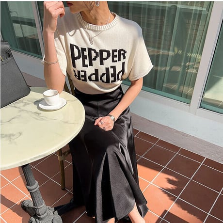logo summer knit