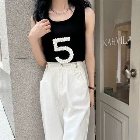 number tank top