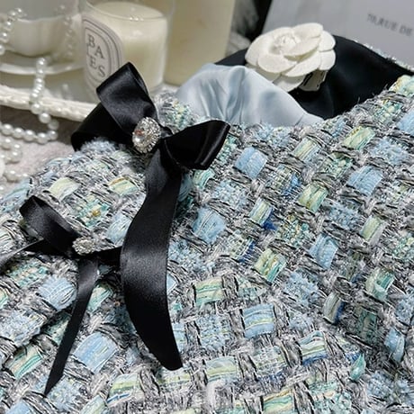 ribbon tweed jacket