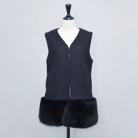 fox fur vest