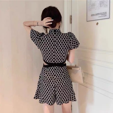 【即納】waist sexy rompers