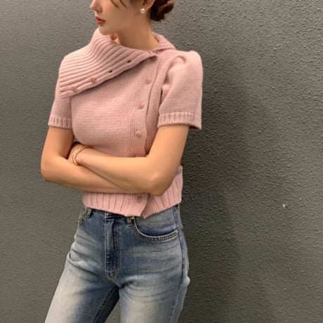 puff sleeve knit