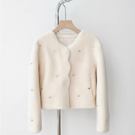 wool heart jacket