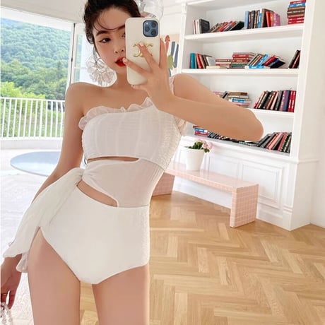 White Monokini