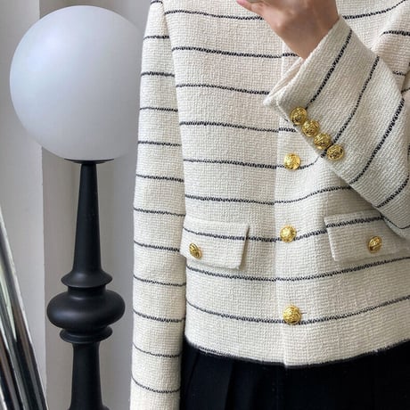 【高品質】border jacket