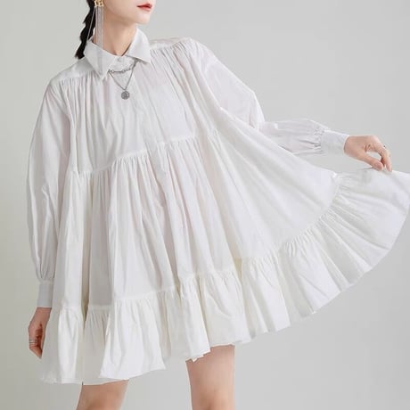 flare long shirt